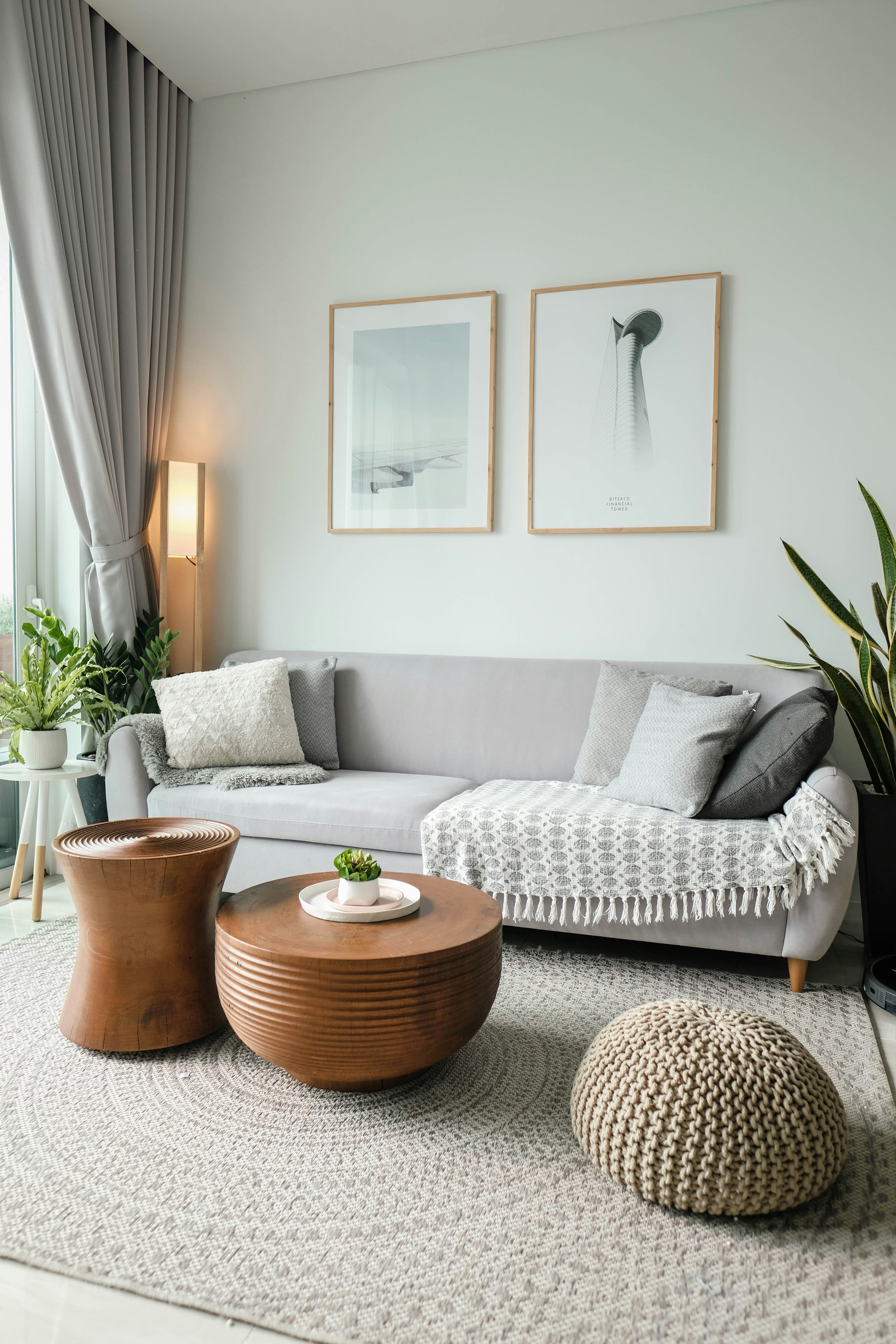 Clean living room